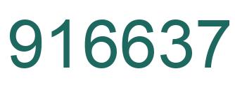 Número 916637 imagen verde