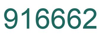 Número 916662 imagen verde