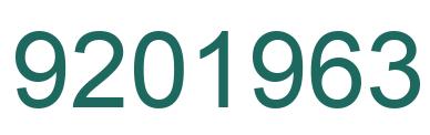 Número 9201963 imagen verde