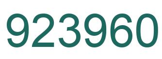 Número 923960 imagen verde