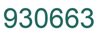 Número 930663 imagen verde
