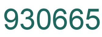 Número 930665 imagen verde