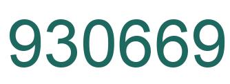 Número 930669 imagen verde