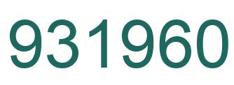 Número 931960 imagen verde