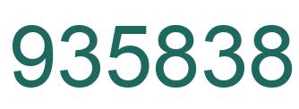 Número 935838 imagen verde