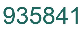 Número 935841 imagen verde