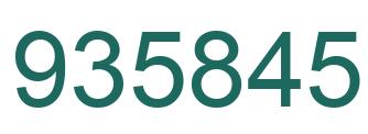 Número 935845 imagen verde
