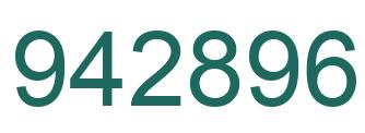 Número 942896 imagen verde