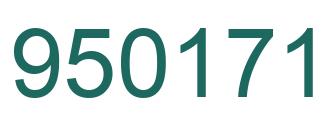 Número 950171 imagen verde