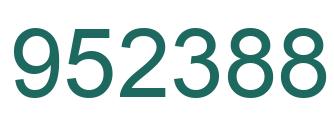 Número 952388 imagen verde