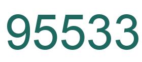 Número 95533 imagen verde
