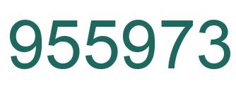 Número 955973 imagen verde