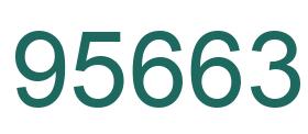 Número 95663 imagen verde