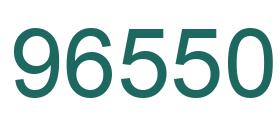 Número 96550 imagen verde