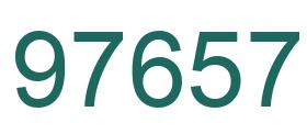 Número 97657 imagen verde