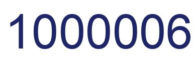 Number 1000006 blue image