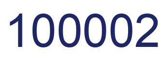 Número 100002 imagen azul