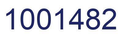 Number 1001482 blue image