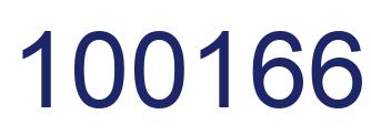 Number 100166 blue image