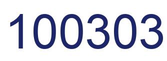 Number 100303 blue image