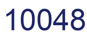 Number 10048 blue image
