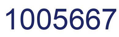 Number 1005667 blue image