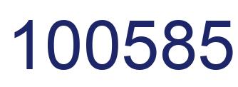 Número 100585 imagen azul
