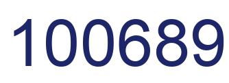 Número 100689 imagen azul