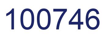 Número 100746 imagen azul