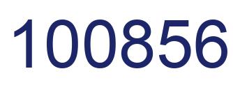 Number 100856 blue image