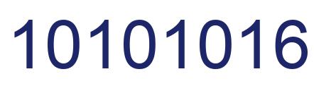 Número 10101016 imagen azul
