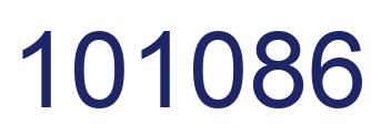 Number 101086 blue image