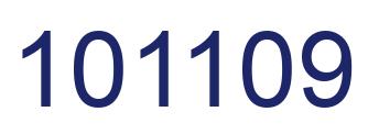 Number 101109 blue image