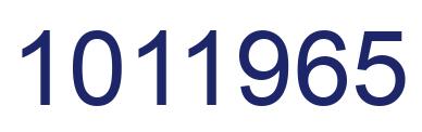 Número 1011965 imagen azul