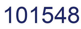 Number 101548 blue image