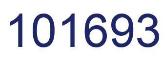 Number 101693 blue image