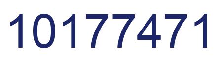 Number 10177471 blue image