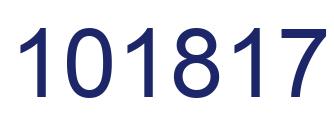 Number 101817 blue image