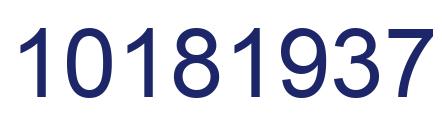 Number 10181937 blue image