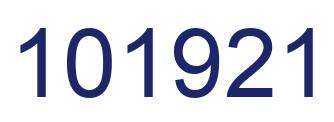 Number 101921 blue image