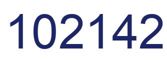 Number 102142 blue image