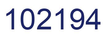 Número 102194 imagen azul
