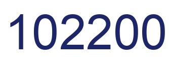 Número 102200 imagen azul