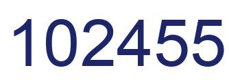 Número 102455 imagen azul