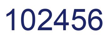 Número 102456 imagen azul