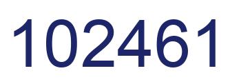 Número 102461 imagen azul