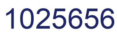 Número 1025656 imagen azul