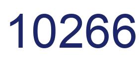 Number 10266 blue image