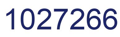 Number 1027266 blue image