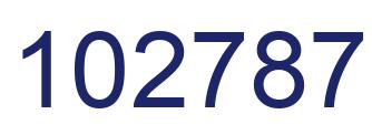 Número 102787 imagen azul